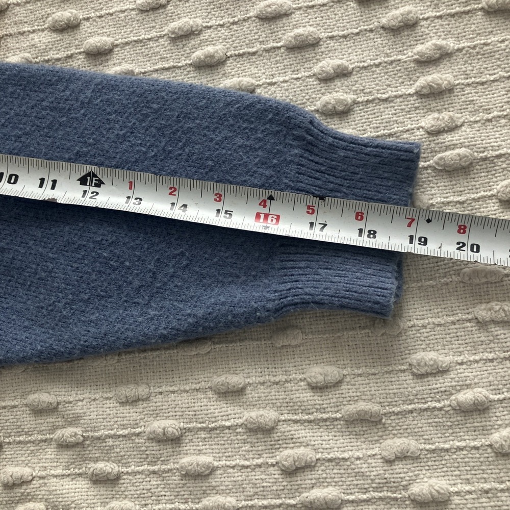 Aelfric Eden Sweater Adult Oversized Large Blue Duck WOW Crewneck Knit Pullover‎ - Picture 7 of 9